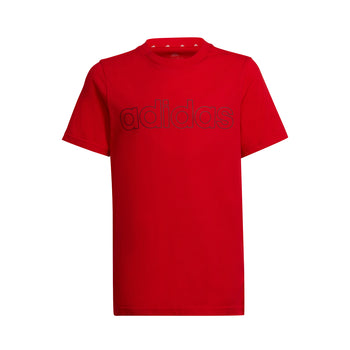 T-shirt rossa da bambino adidas Essentials, Abbigliamento Sport, SKU a762000013, Immagine 0